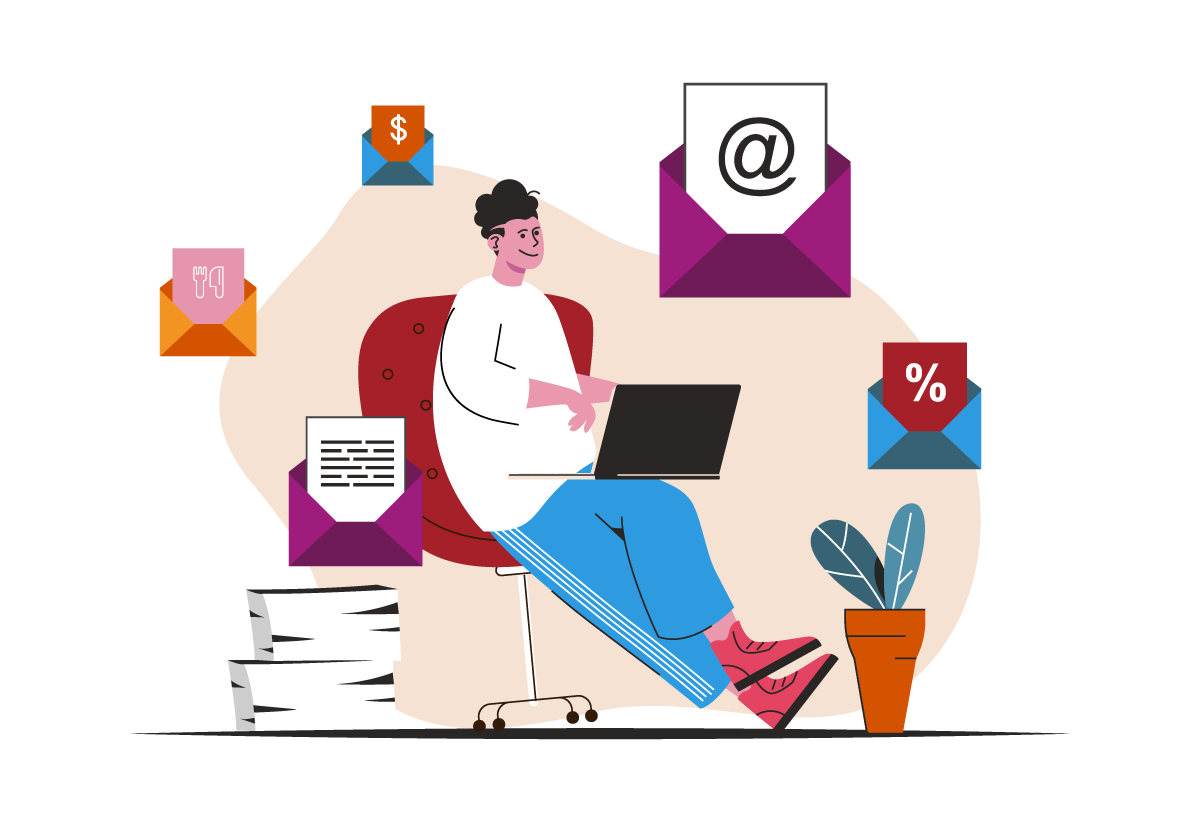 Organisation : courriels, documents connexes.