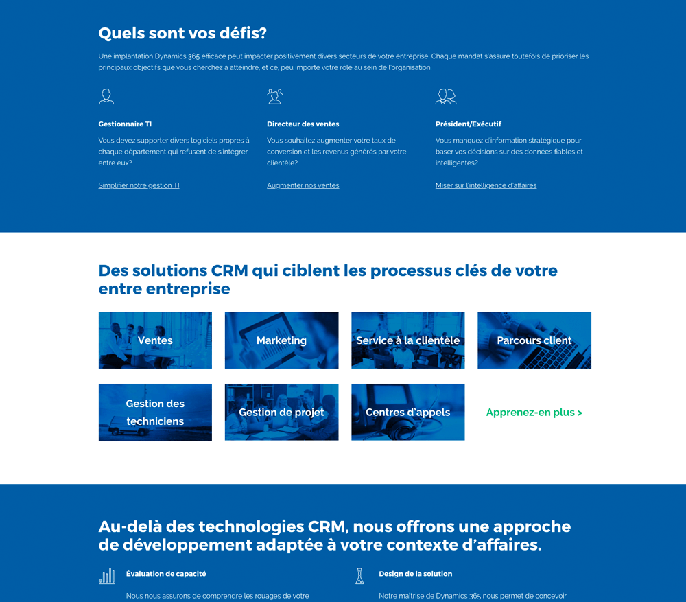 refonte de site web xrm vision